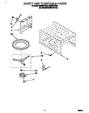 Cavity and turntable