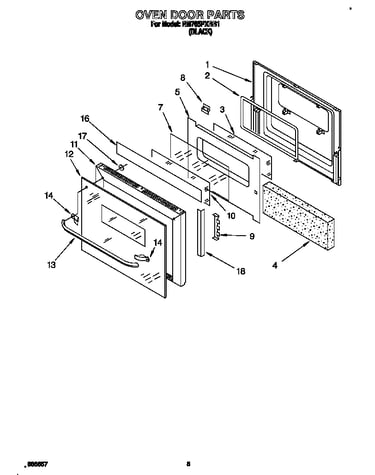 Oven door