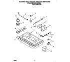 Whirlpool SC8830EBQ0 burner box, gas valves and switches diagram