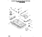 Whirlpool SC8836EBQ0 burner box, gas valves and switches diagram