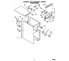 Whirlpool TC8700XBP1 cabinet and control diagram