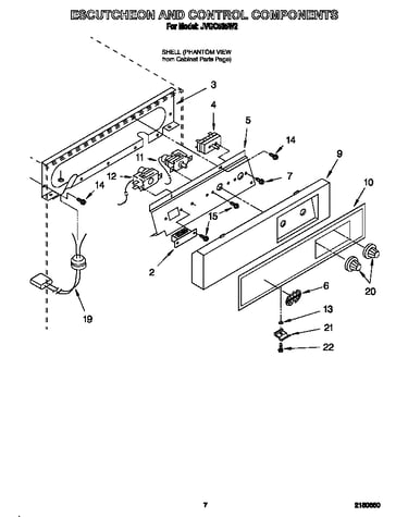 Escutcheon and control components