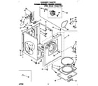 Whirlpool LER4624BQ2 cabinet diagram
