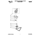 Whirlpool TC4700XBP1 motor and drive diagram