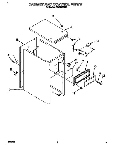 Cabinet and control