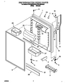 Refrigerator door
