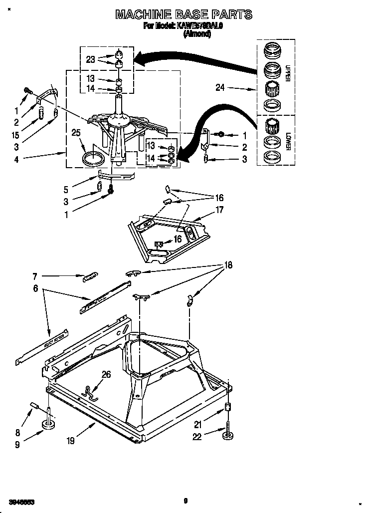 Machine base