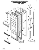 Refrigerator door
