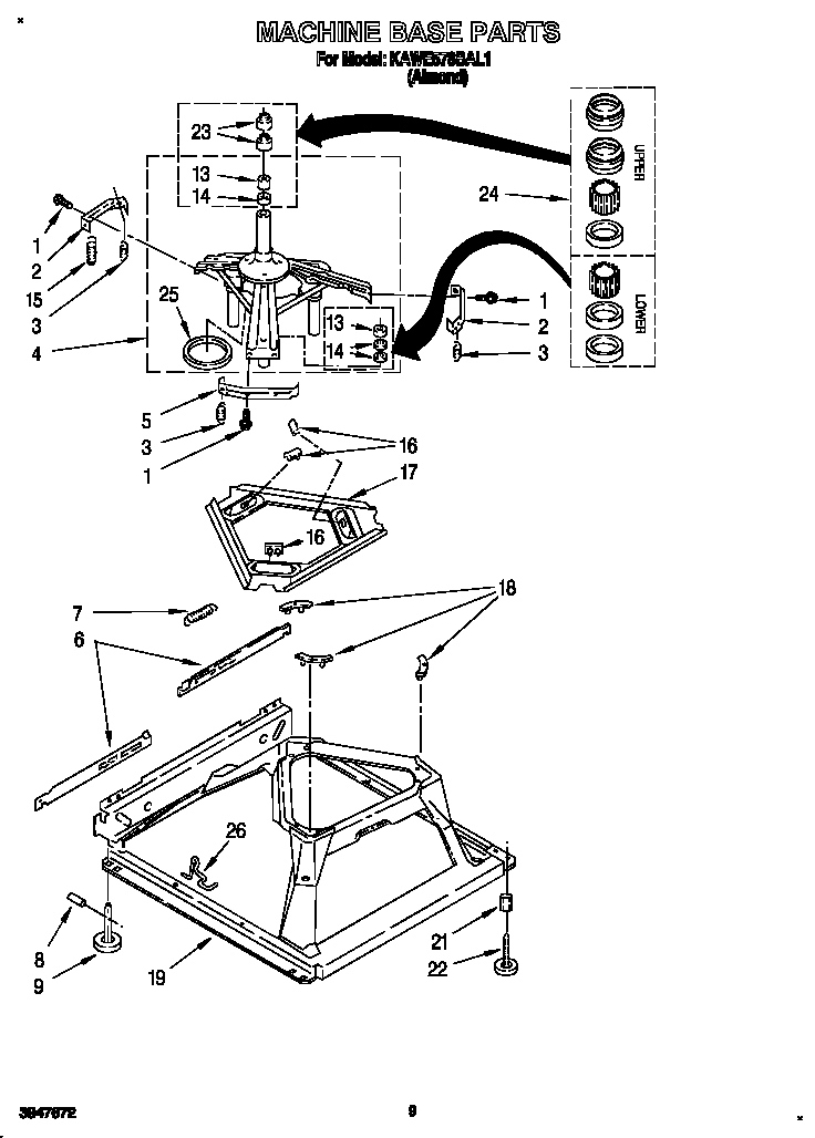 Machine base
