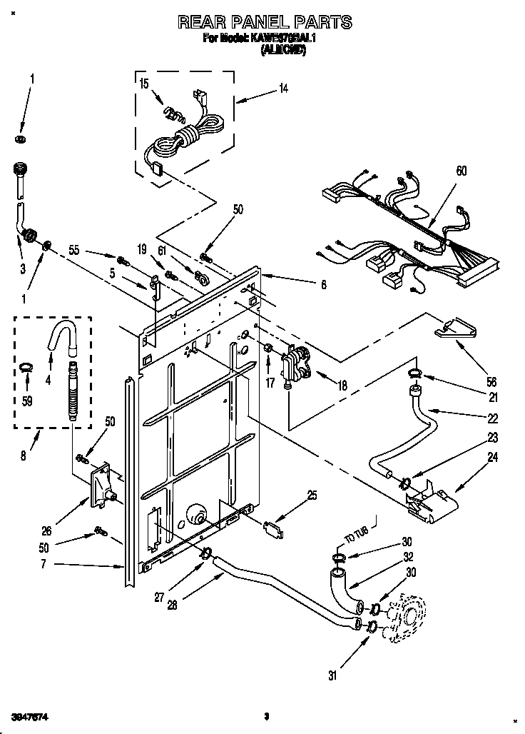 Rear panel