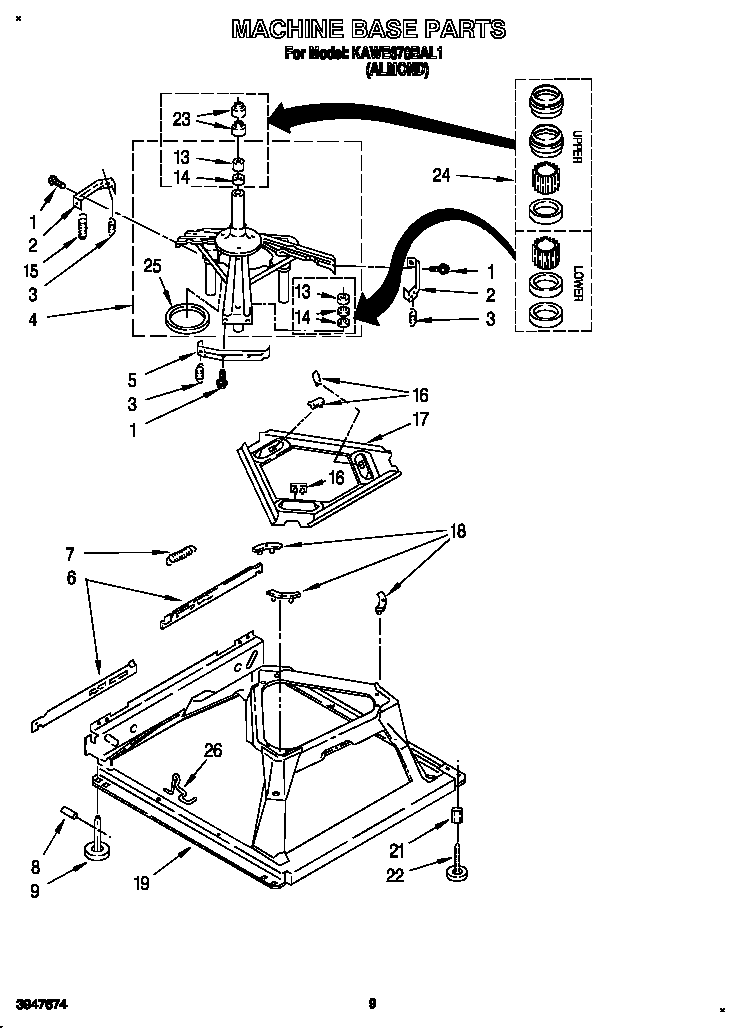 Machine base