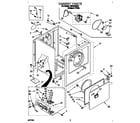 Whirlpool LGR4634BQ1 cabinet diagram