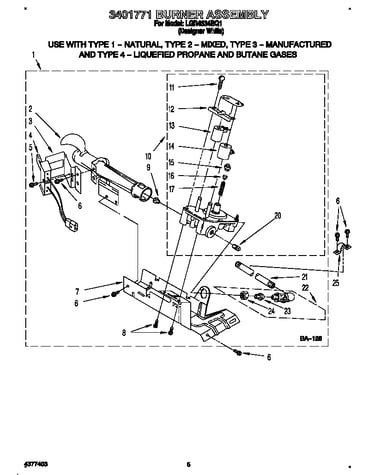 3401771 burner assembly