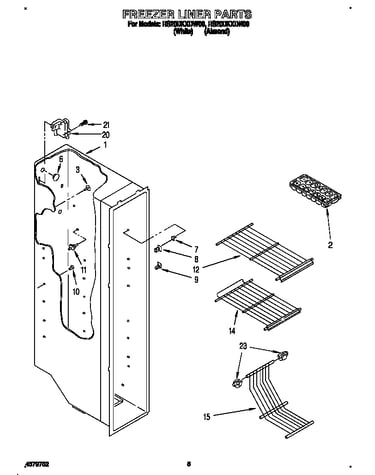 Freezer liner