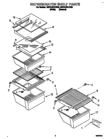Refrigerator shelf