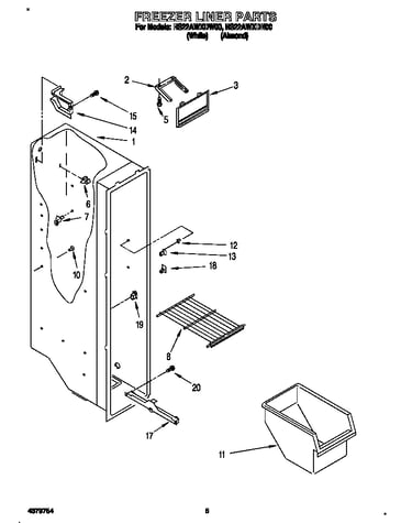 Freezer liner