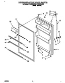 Refrigerator door