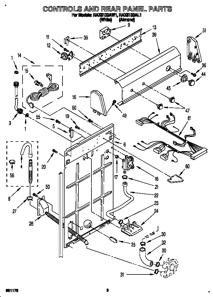 Controls and rear panel
