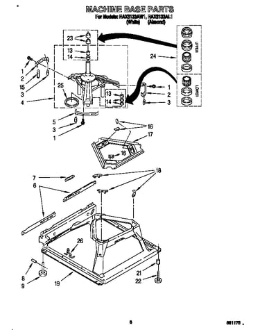 Machine base