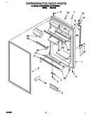 Refrigerator door