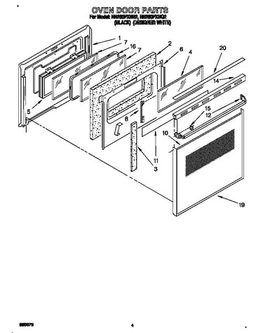 Oven door