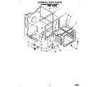 Roper FEP310BL1 internal oven diagram