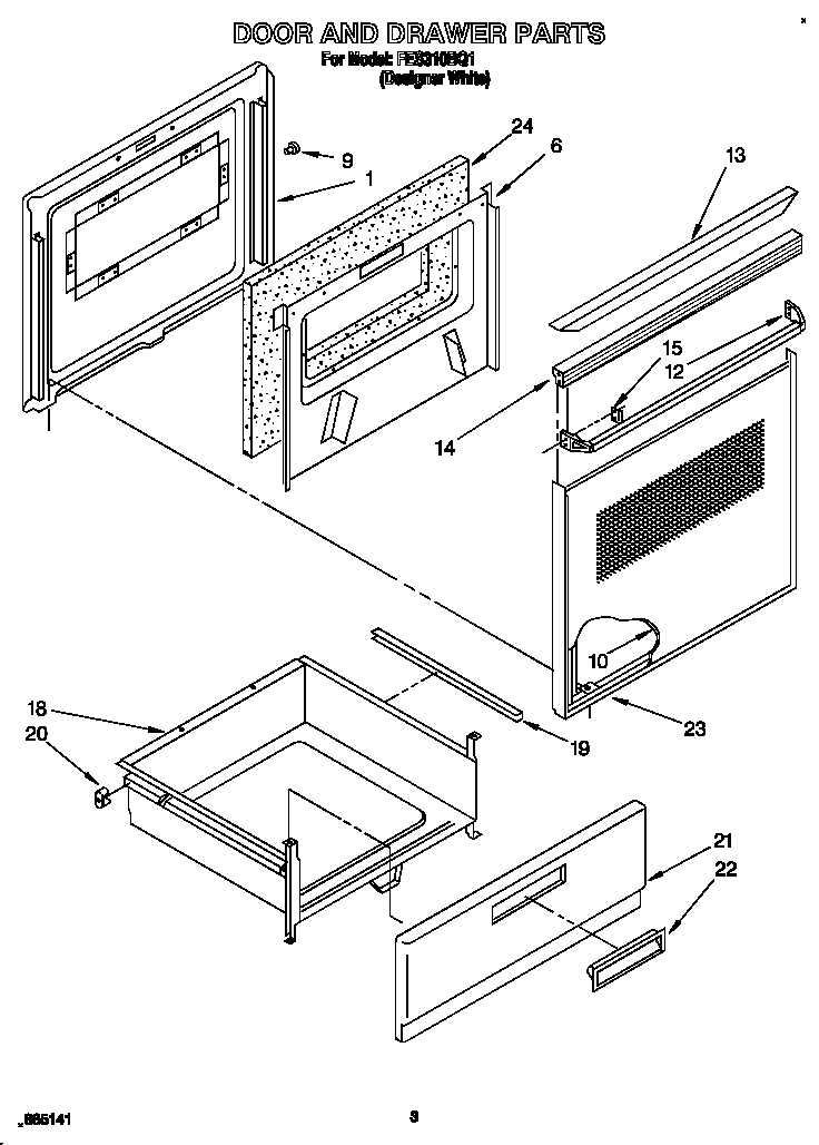 Door and drawer