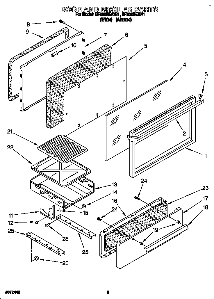 Door and broiler