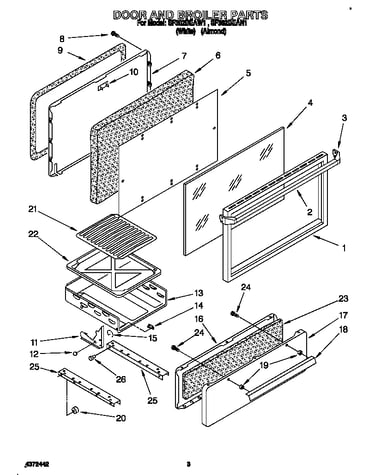 Door and broiler