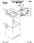 Top and cabinet
