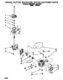 Brake, clutch, gearcase, motor and pump