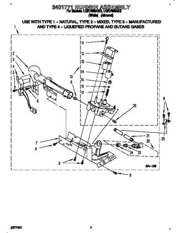 3401771 burner assembly