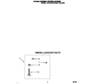 Whirlpool LSR7233BG2 miscellaneous diagram