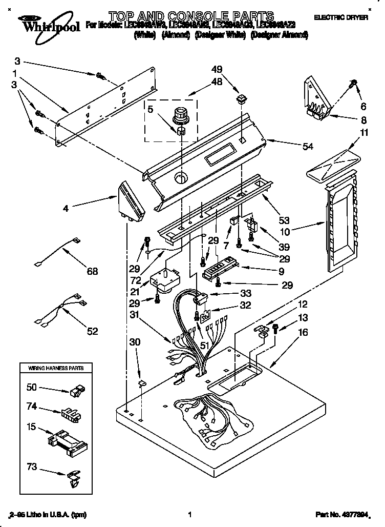 Top and console