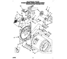 Whirlpool LEC7858AW2 bulkhead diagram