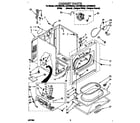 Whirlpool LGC7858AW2 cabinet diagram