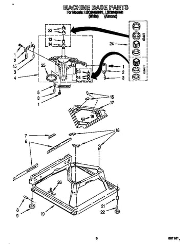 Machine base