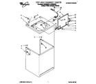 Whirlpool LSC9355BQ1 top and cabinet diagram