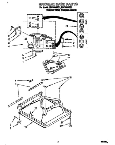 Machine base