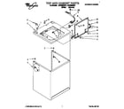 Whirlpool LSC9355BW1 top and cabinet diagram