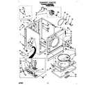 Whirlpool LGR5634AQ2 cabinet diagram