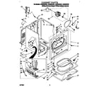 Whirlpool LGC6848AW3 cabinet diagram