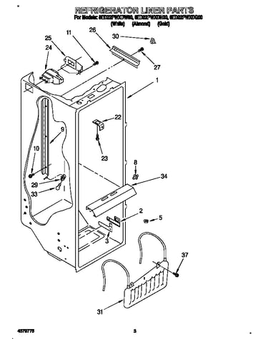 Refrigerator liner