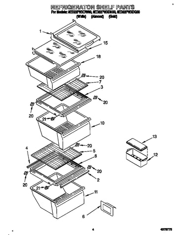 Refrigerator shelf