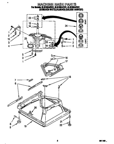Machine base