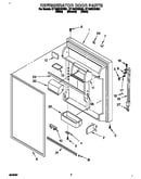 Refrigerator door