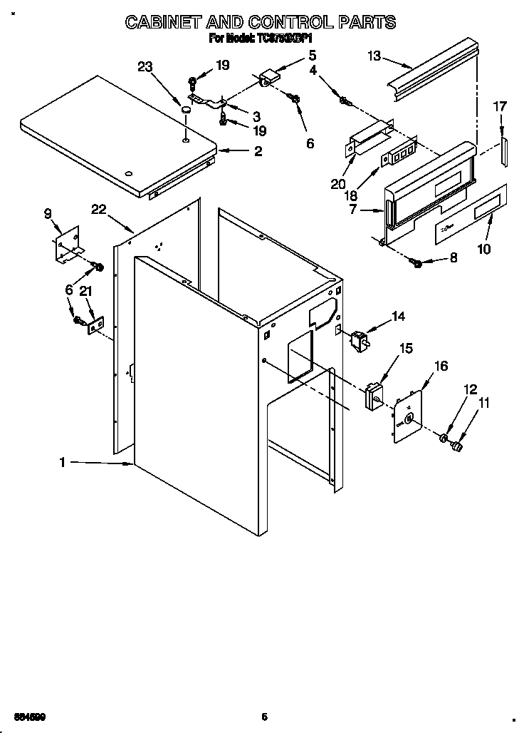 Cabinet and control