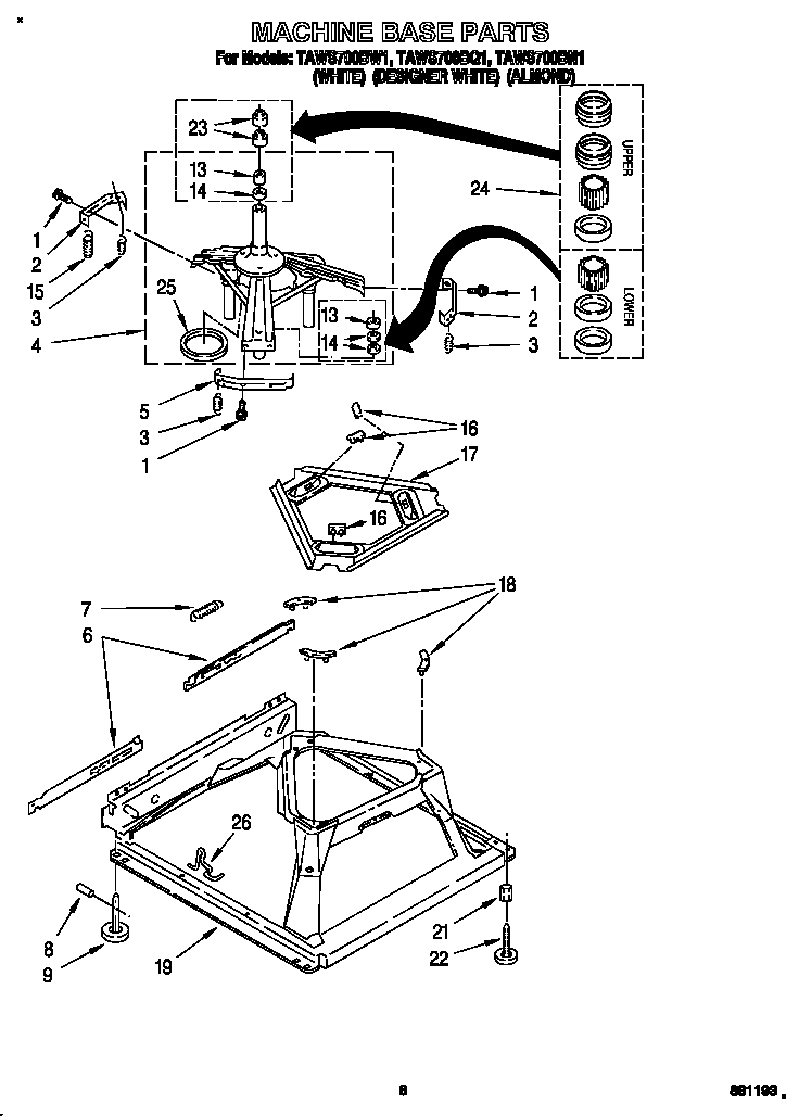 Machine base