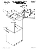 Top and cabinet