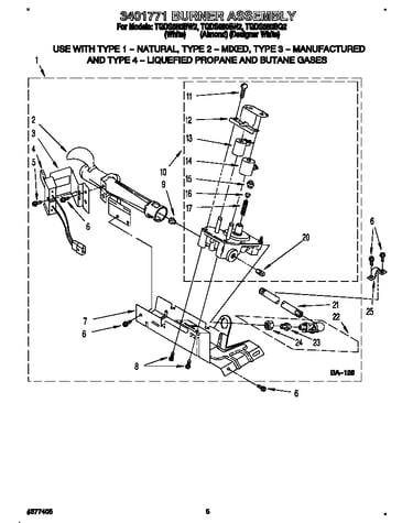 3401771 burner assembly